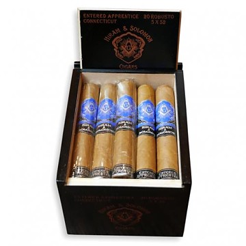 Nicaraguan Hiram & Solomon Entered Apprentice Connecticut Robusto - Click to Enlarge