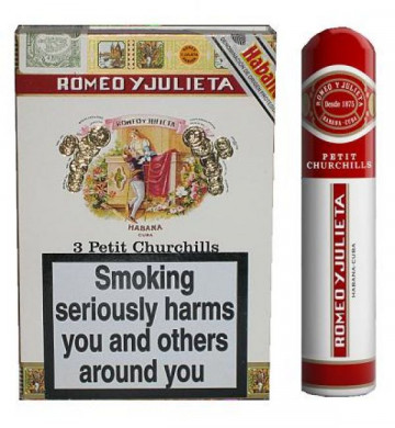 Cuban Romeo y Julieta Petit Churchill Tubed - Click to Enlarge