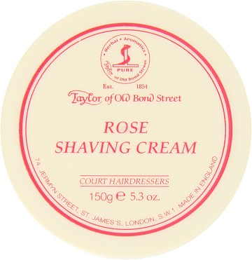 Taylor of Old Bond Street Rose Shaving Cream - Click to Enlarge