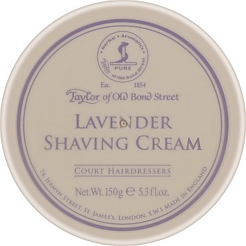 Taylor of Old Bond Street Lavender Shaving Cream - Click to Enlarge