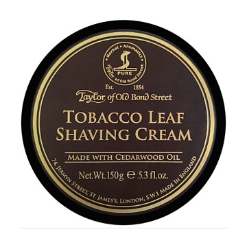 Taylor of Old Bond Street Tobacco Leaf Shaving Cream - Click to Enlarge