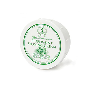 Taylor of Old Bond Street Peppermint Shaving Cream - Click to Enlarge