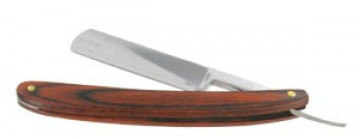 Artamis Rose Wood Handle Straight Razor - Click to Enlarge