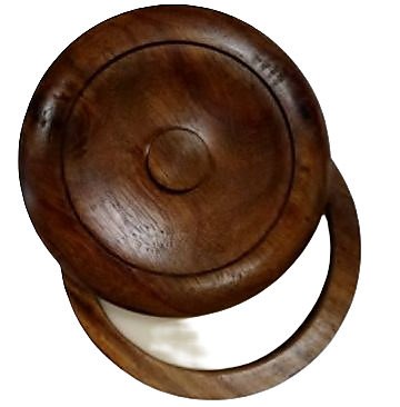 Taylor of Old Bond Street Wooden Bowl and Soap Shaving Cream - Click to Enlarge