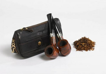 Peterson Deluxe 1 Pipe Combo Case 149 Tobacco Pouch - Click to Enlarge